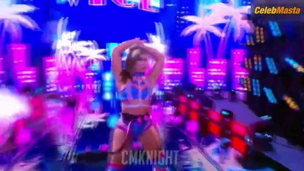 Lola Vice Bares Booty, Thong Scene in Wwe Nxt