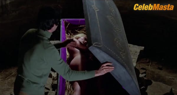 Alexandra Bastedo and Maribel Martin's Boobs, Bush Scene in The Blood Spattered Bride