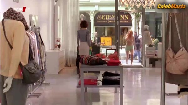 Caroline Peters's Tits, Underwear Scene in Mord Mit Aussicht