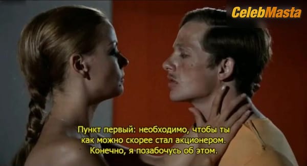 Claudine Auger Bares Breasts in Escalation Scene