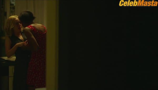 Condola Rashad and Sarah Goldberg's Tits, Lesbian Scene from Bikini Moon