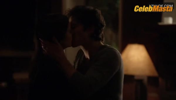 Nina Dobrev Bares Tits Scene in The Vampire Diaries