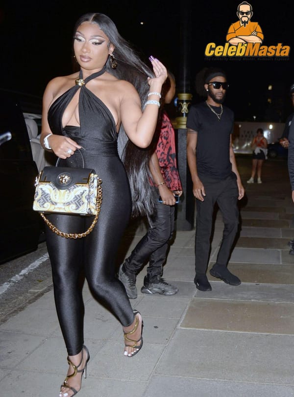 Megan Thee Stallion Cleavage and See-Through Dress Pictures photo 13