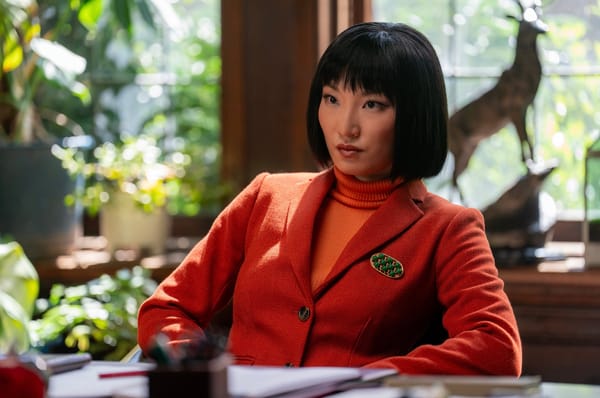 Office Dress Photos of Poppy Liu His and Hers Netflix Series photo 2