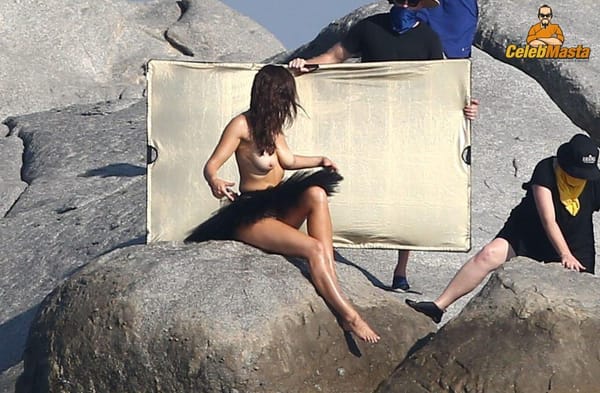 Beautiful Myla Dalbesio Gets Wild, Topless, And See-Through For The World photo 15