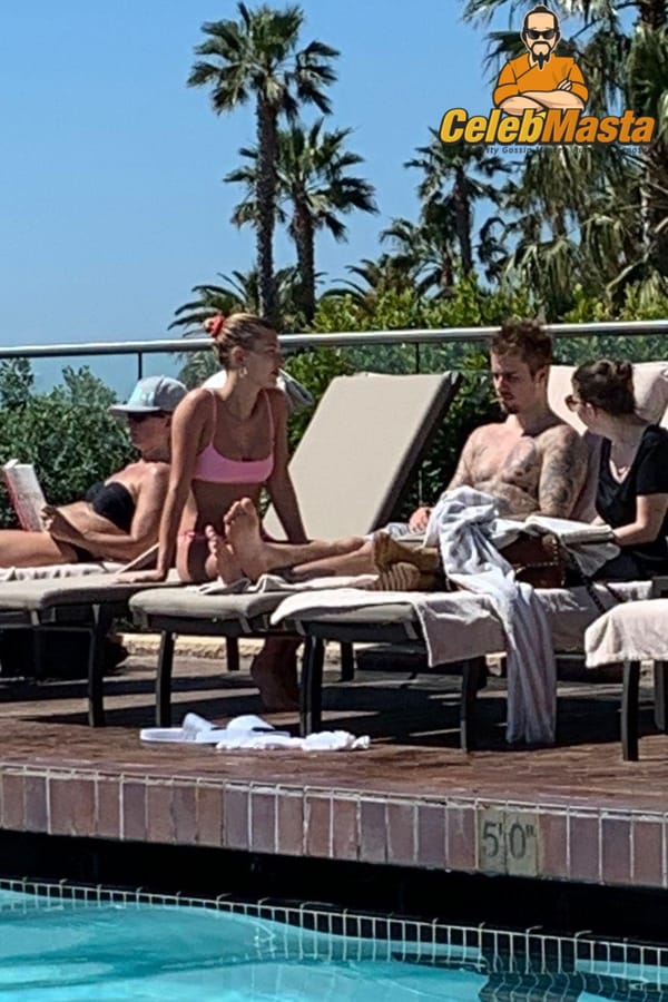 Homemade Selfies Of Hailey Baldwin At Pool Party photo 11