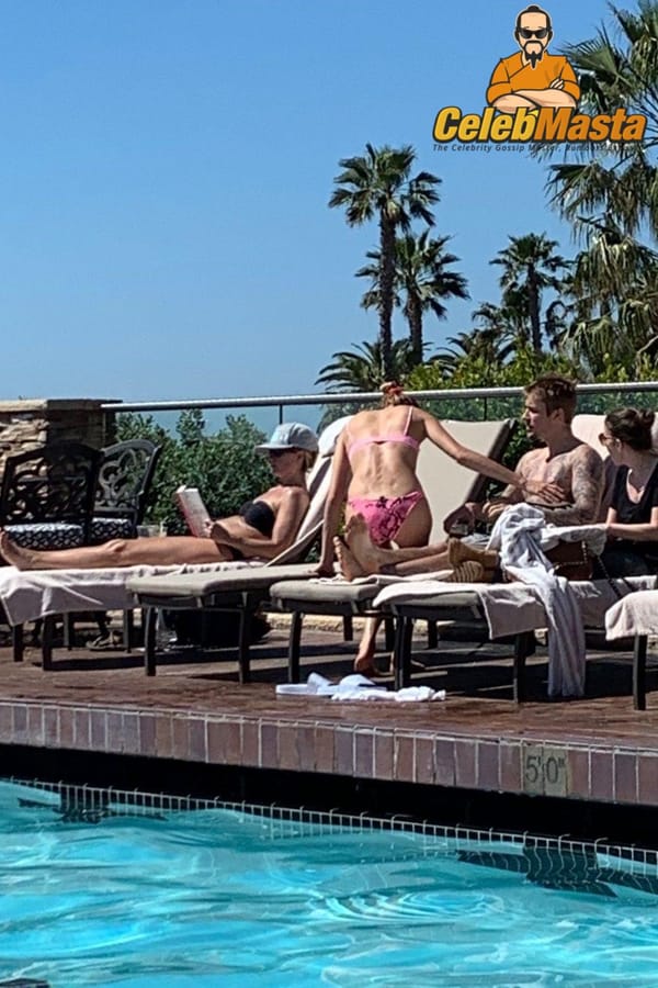 Homemade Selfies Of Hailey Baldwin At Pool Party photo 12