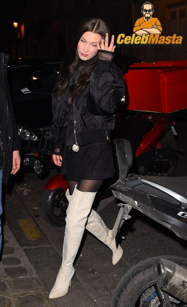 See Through Bella Hadid Revealing Nipples photo 38