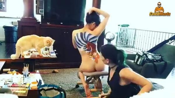 Tits and Ass Body Paint Photos with Anna Akana photo 6