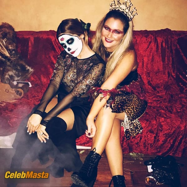 Ashley Tisdale Pics: In Halloween Party From Twitter photo 1
