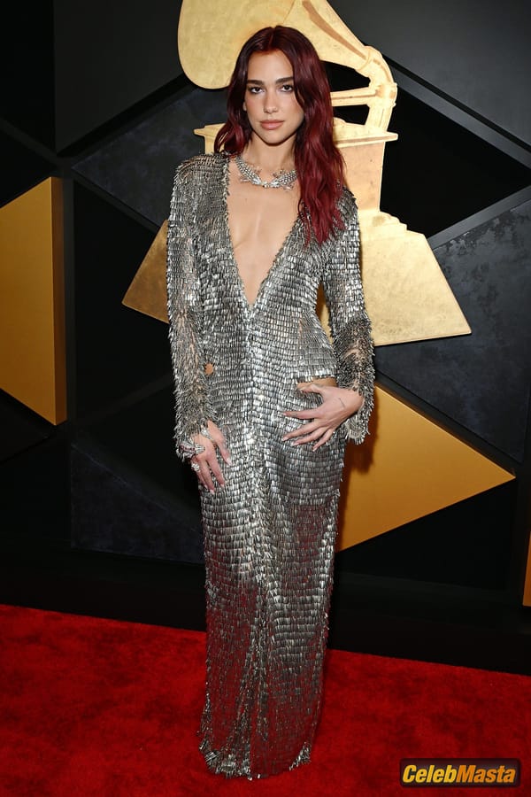 Dua Lipa Scene Photos Gallery from The Grammy Awards photo 6