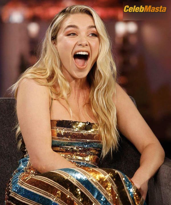 Florence Pugh Scene Photos Gallery from Jimmy Kimmel Live photo 4