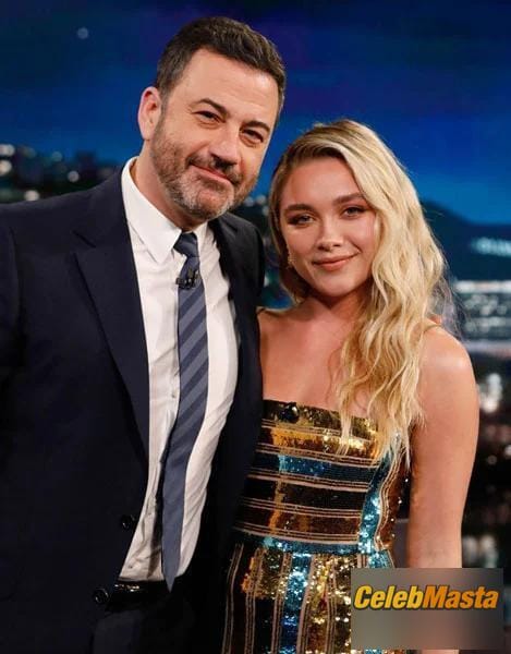 Florence Pugh Scene Photos Gallery from Jimmy Kimmel Live photo 6