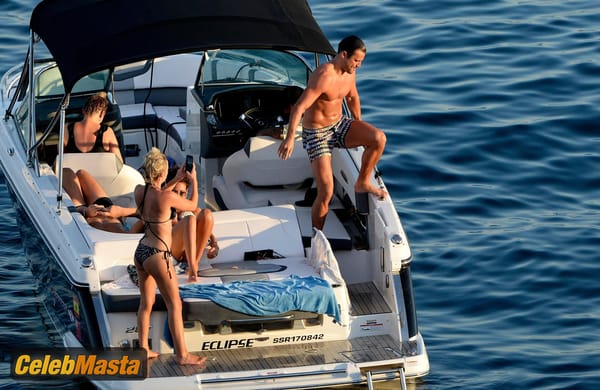 Michelle Keegan on a Yacht in Spain photo 7