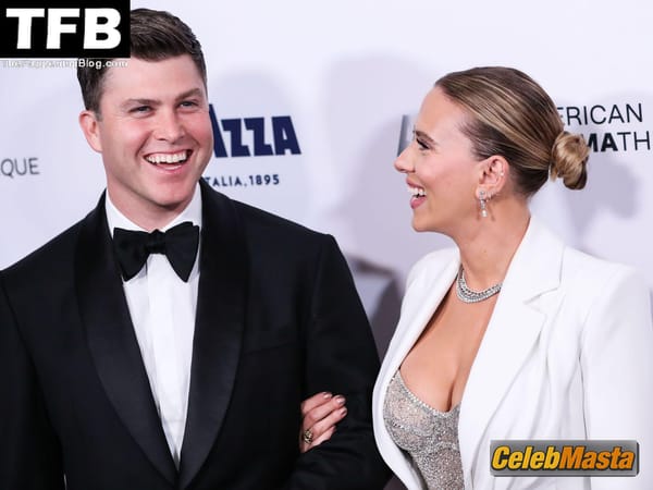 Scarlett Johansson Tits at the American Cinematheque Awards, Beverly Hills photo 22