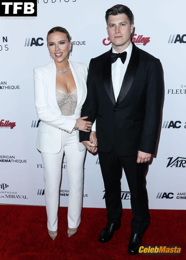 Scarlett Johansson Tits at the American Cinematheque Awards, Beverly Hills photo 23