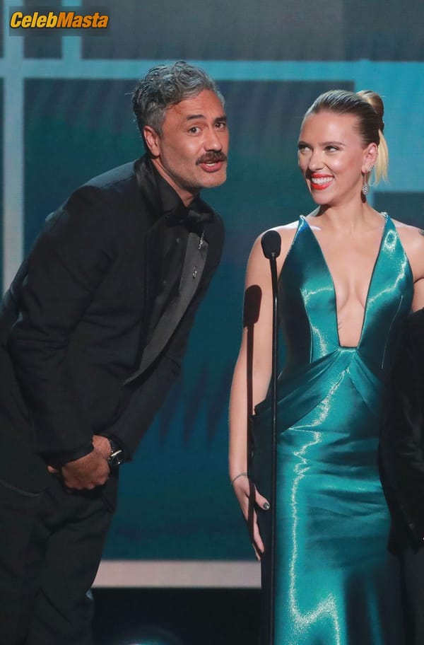 Scarlett Johansson at the 26th Screen Actors Guild Awards at the Los Angeles Shrine Auditorium and Expo Hall photo 17