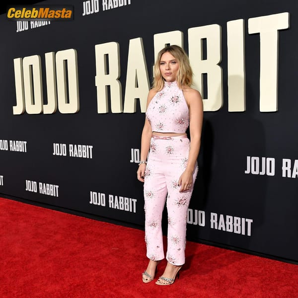 Scarlett Johansson arrives at the JOJO RABBIT Los Angeles Premiere held at the Hollywood American photo 5