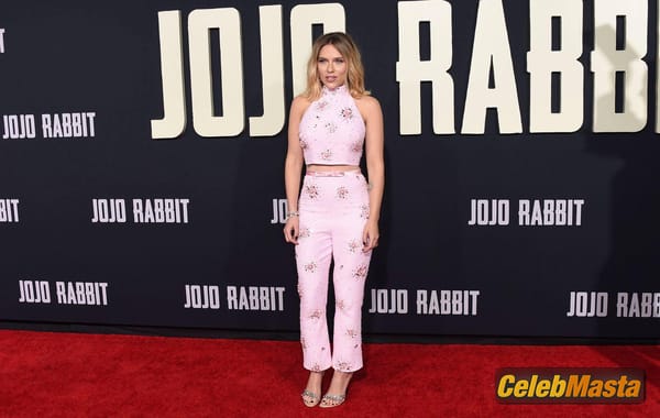 Scarlett Johansson arrives at the JOJO RABBIT Los Angeles Premiere held at the Hollywood American photo 7