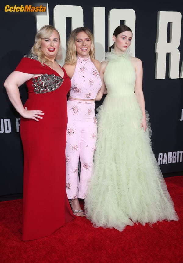 Scarlett Johansson arrives at the JOJO RABBIT Los Angeles Premiere held at the Hollywood American photo 11