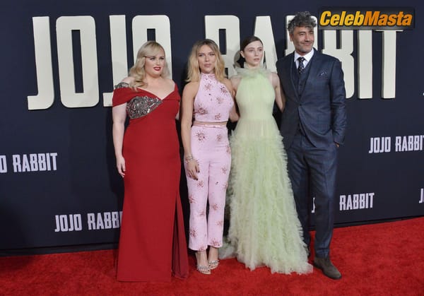 Scarlett Johansson arrives at the JOJO RABBIT Los Angeles Premiere held at the Hollywood American photo 36