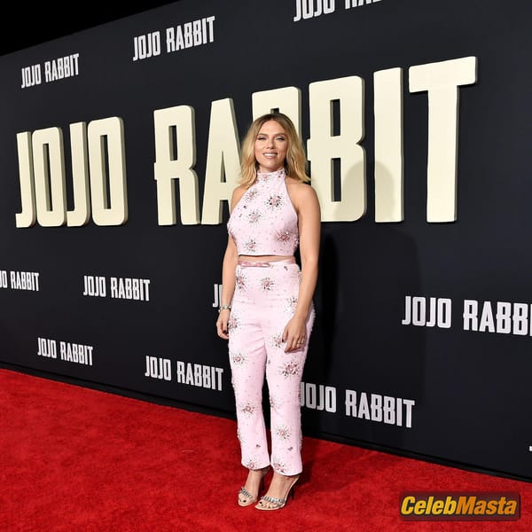 Scarlett Johansson arrives at the JOJO RABBIT Los Angeles Premiere held at the Hollywood American photo 41