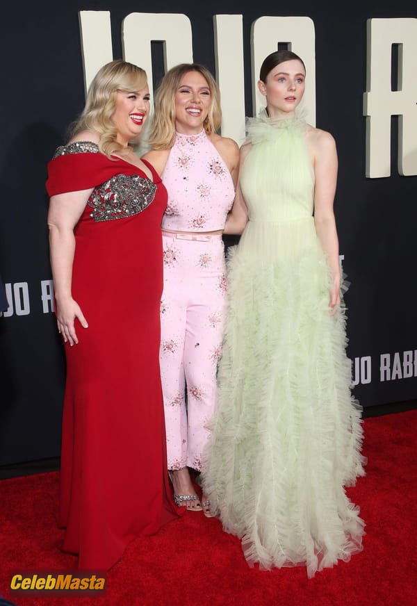 Scarlett Johansson arrives at the JOJO RABBIT Los Angeles Premiere held at the Hollywood American photo 50