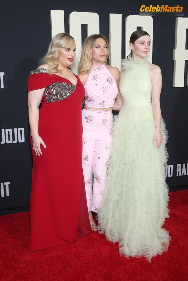 Scarlett Johansson arrives at the JOJO RABBIT Los Angeles Premiere held at the Hollywood American photo 53
