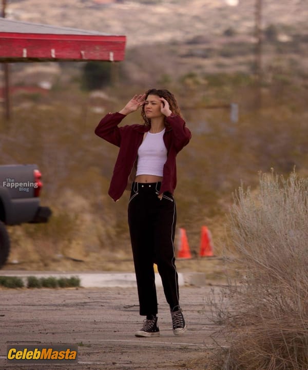 Zendaya Pokies on Euphoria Set in Palmdale photo 7
