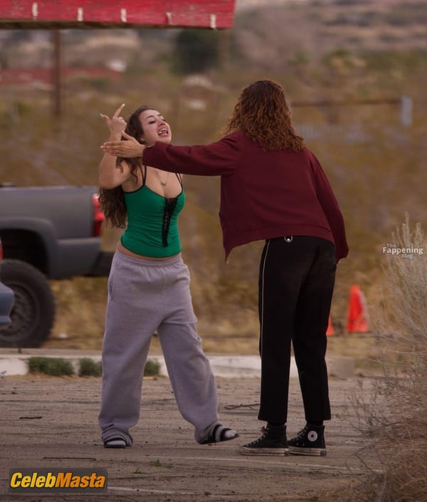 Zendaya Pokies on Euphoria Set in Palmdale photo 8