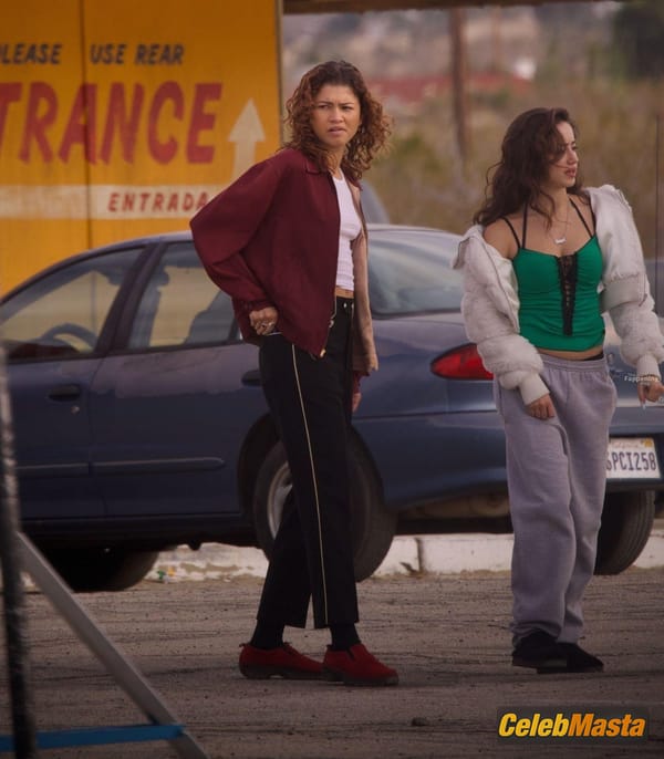 Zendaya Pokies on Euphoria Set in Palmdale photo 9