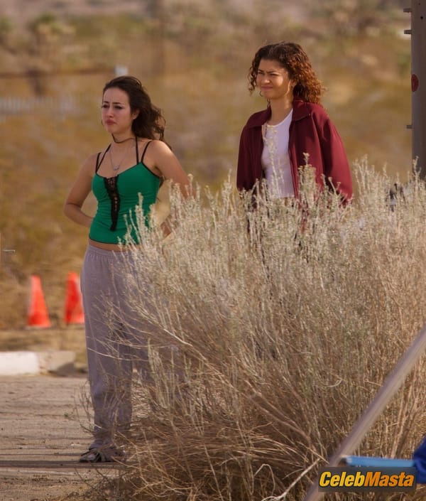 Zendaya Pokies on Euphoria Set in Palmdale photo 16