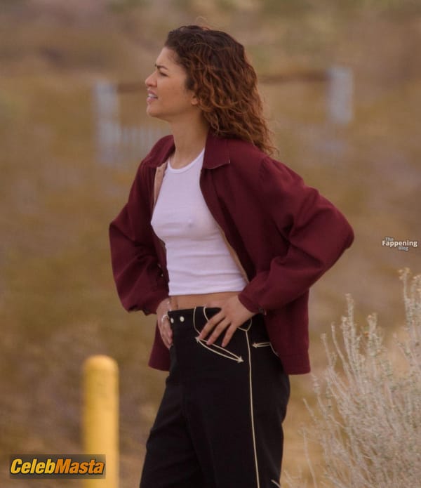 Zendaya Pokies on Euphoria Set in Palmdale photo 21