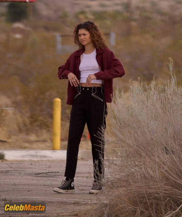 Zendaya Pokies on Euphoria Set in Palmdale photo 22