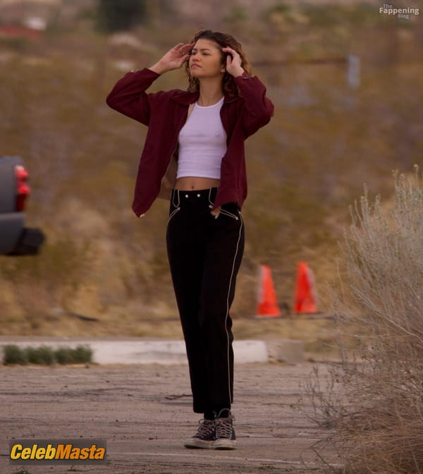 Zendaya Pokies on Euphoria Set in Palmdale photo 24