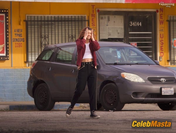 Zendaya Pokies on Euphoria Set in Palmdale photo 27