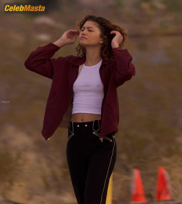 Zendaya Pokies on Euphoria Set in Palmdale photo 29