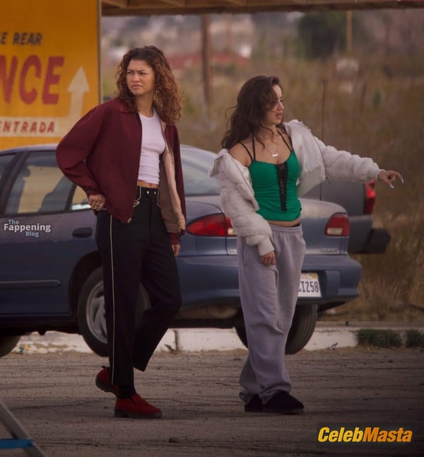 Zendaya Pokies on Euphoria Set in Palmdale photo 31