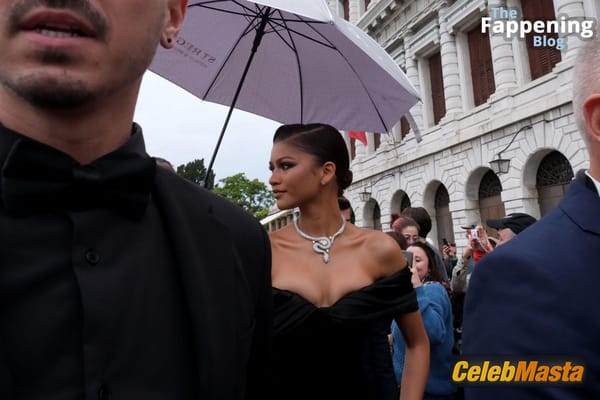Zendaya Cleavage at Bulgari’s Venetian Party photo 11
