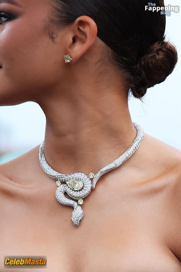 Zendaya Cleavage at Bulgari’s Venetian Party photo 14