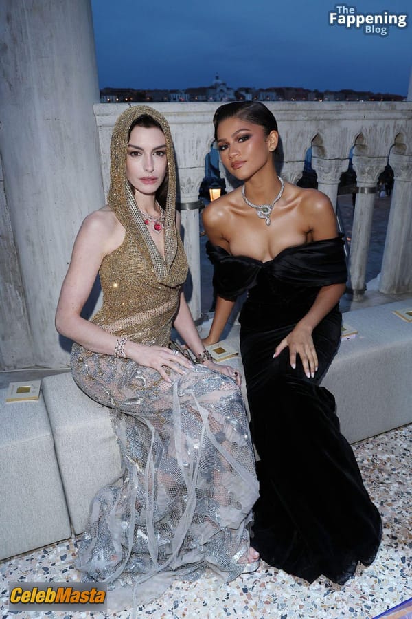 Zendaya Cleavage at Bulgari’s Venetian Party photo 23