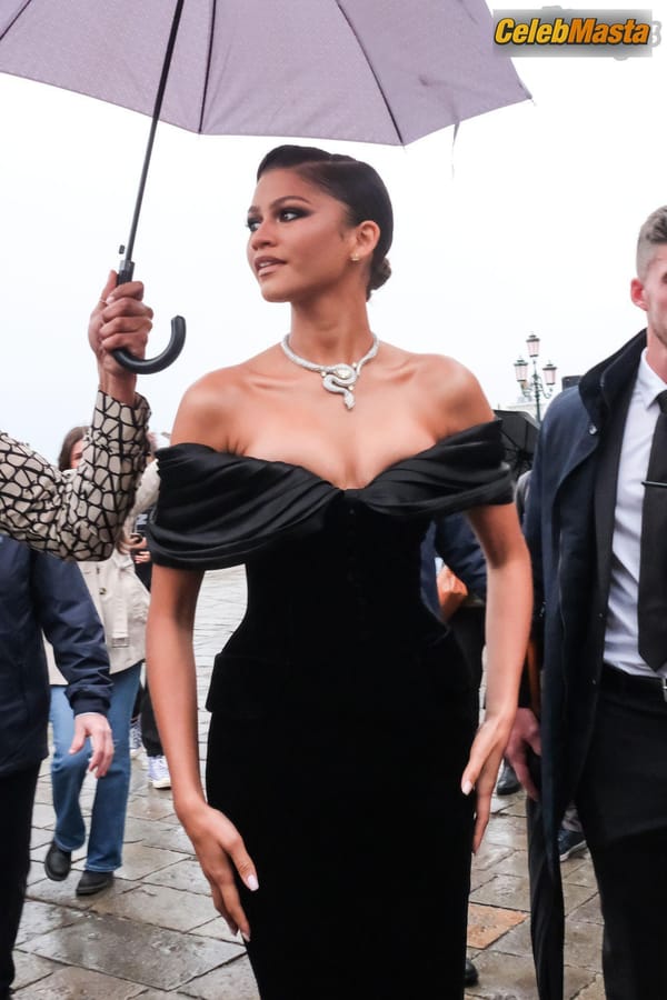Zendaya Cleavage at Bulgari’s Venetian Party photo 34