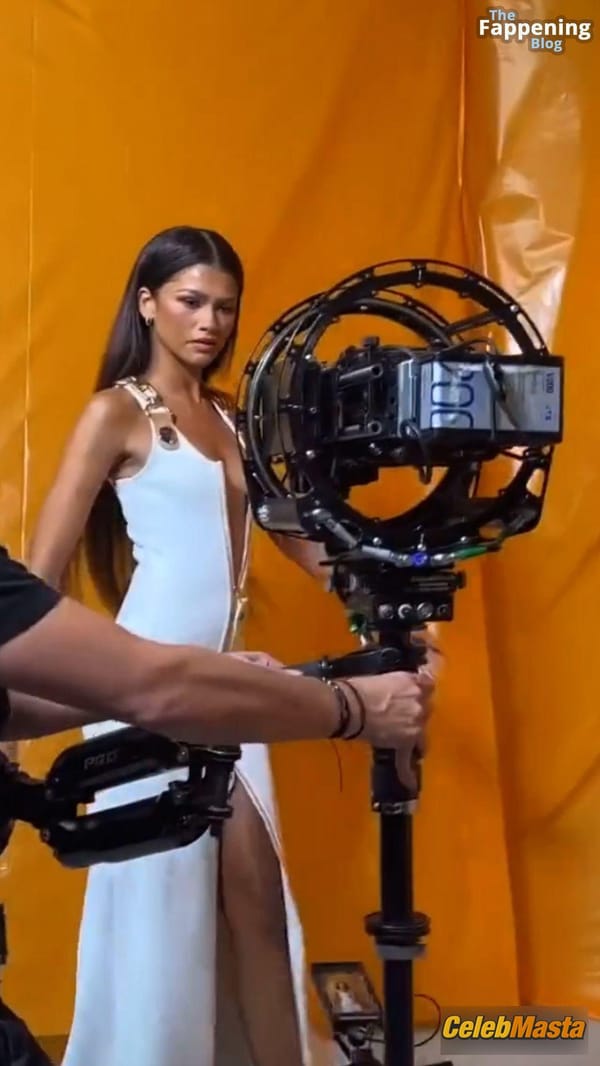 Zendaya in a White Dress at the Louis Vuitton Womenswear Spring/Summer Show photo 42