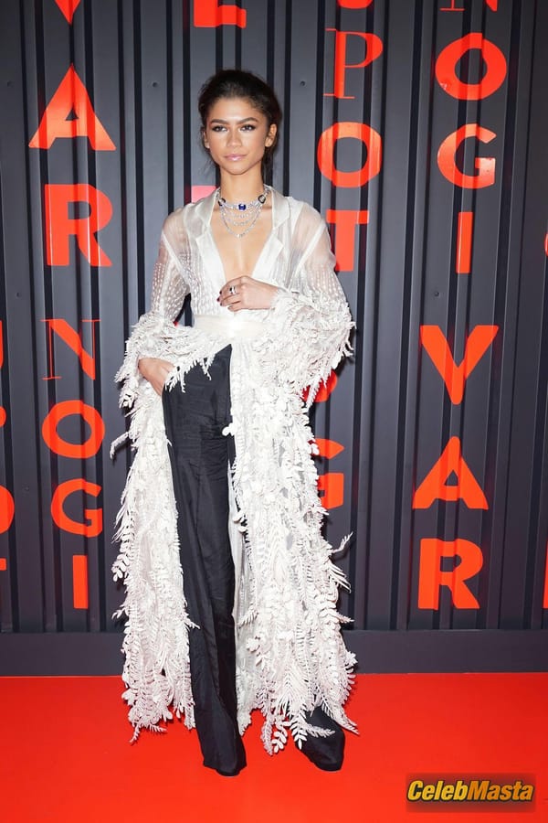 Zendaya Shows in a outfit on the red carpet of the Bvlgari B.zero1 Rock Party Held at Duggal Greenhouse Brooklyn, New York photo 6