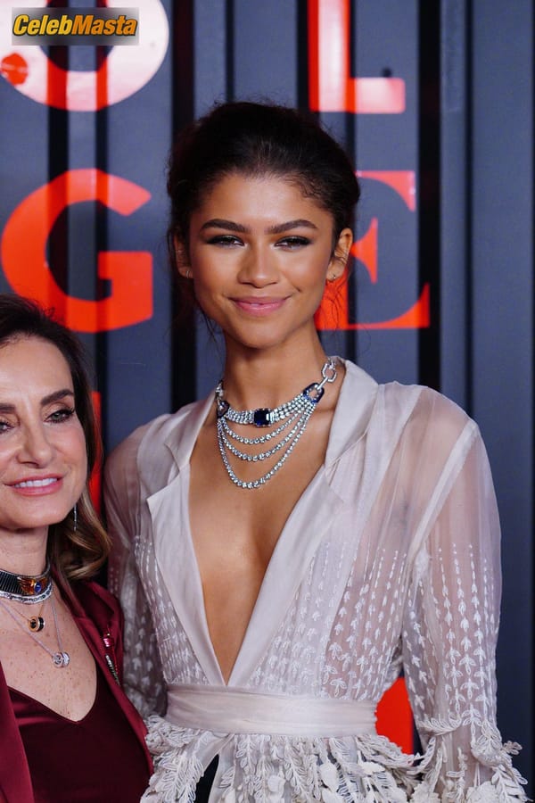 Zendaya Shows in a outfit on the red carpet of the Bvlgari B.zero1 Rock Party Held at Duggal Greenhouse Brooklyn, New York photo 26