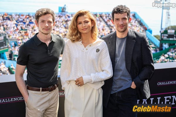 Zendaya Braless at the Challengers Photocall, Monaco photo 12