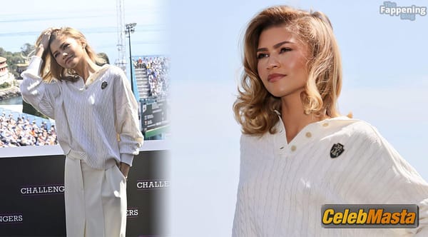 Zendaya Braless at the Challengers Photocall, Monaco photo 47
