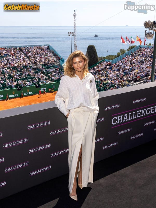 Zendaya Braless at the Challengers Photocall, Monaco photo 55
