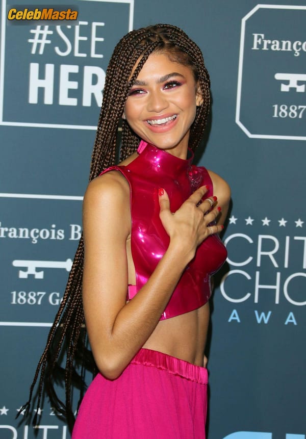 Zendaya Boob Cast at the 25th Annual Critics’ Choice Awards, Santa Monica photo 6