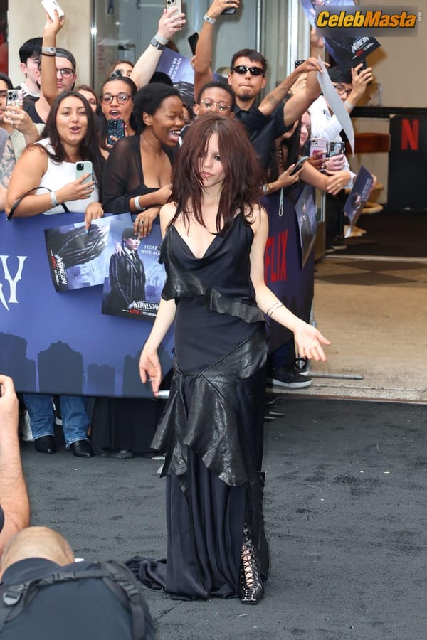 Jenna Ortega at the Wednesday Season 2 Premiere, NYC photo 53